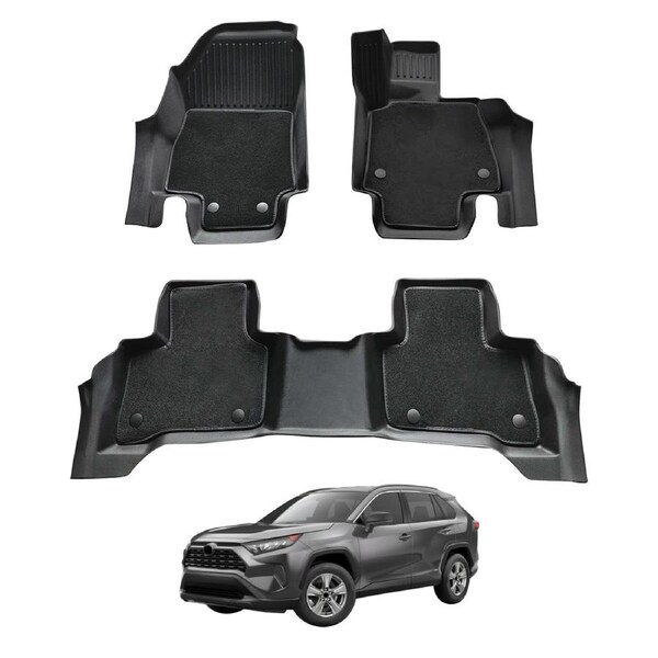 Double-Layer Car Floor Mats for Toyota RAV4 2019-2026