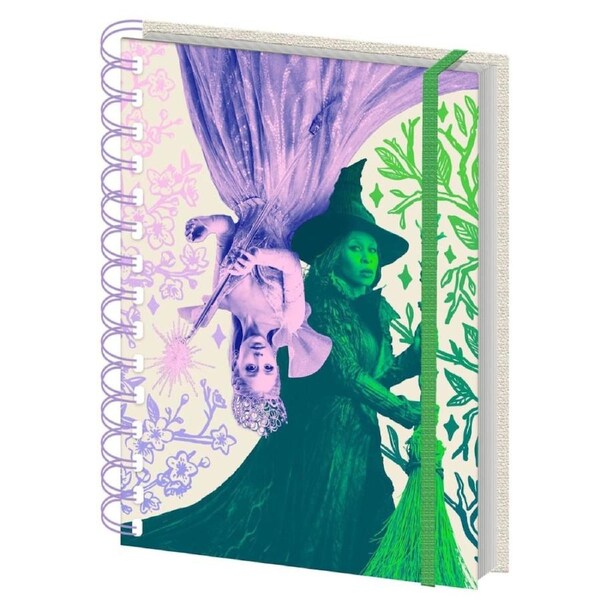 Wicked For Good Glinda and Elphaba A5 Wiro Notebook