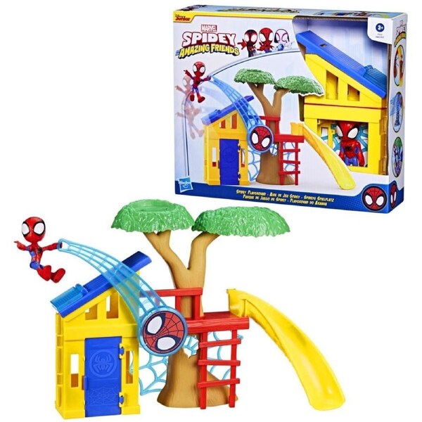 Marvel Spidey and His Amazing Friends Spidey Playground Playset