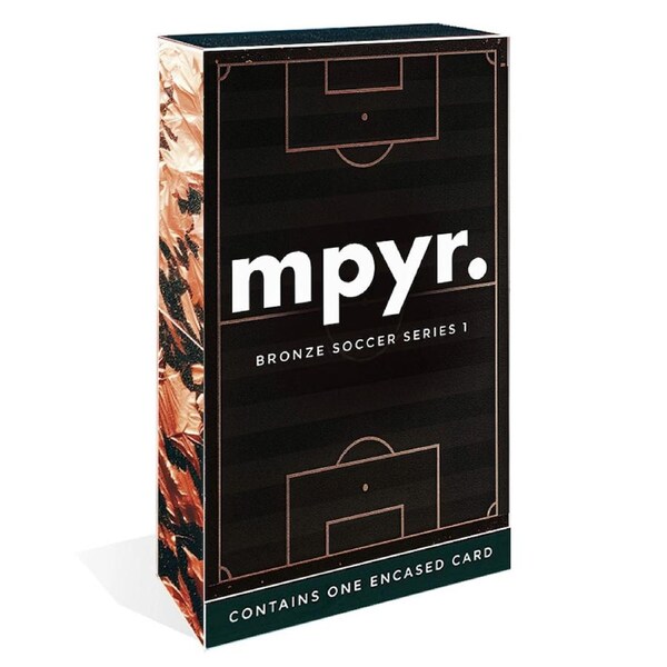 MPYR 2025 Bronze Series 1 Soccer Encased Trading Card Mystery Pack