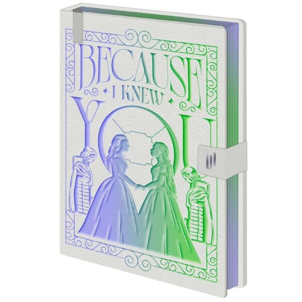 Wicked For Good Because I Knew You Premium A5 Notebook