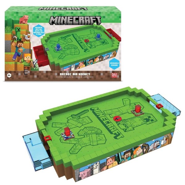 Minecraft Overworld Arcade Air Hockey (Premium Series)