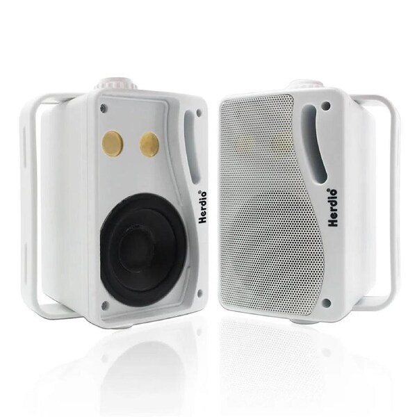 2PCS Passive Wall-Mount Speakers White