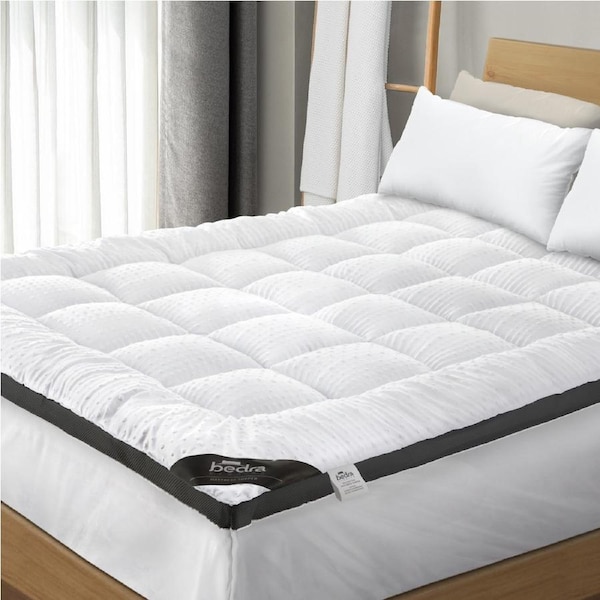 Bedra Mattress Topper Pillowtop 3D Bubble Bed Protector King Single Double Queen Single
