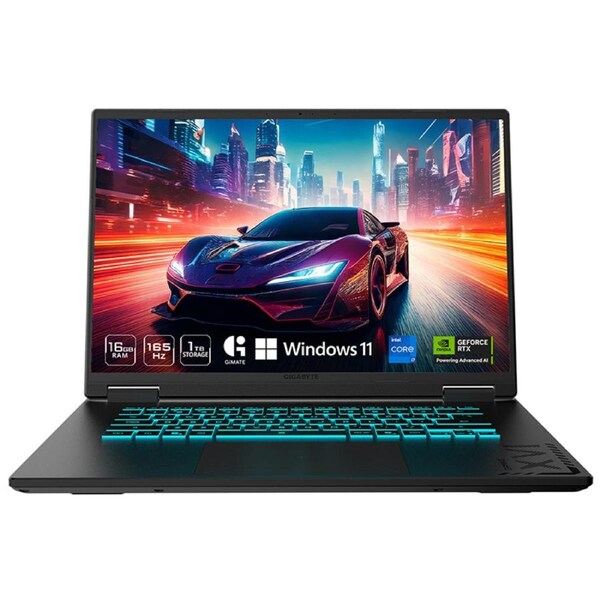 Gigabyte Gaming A16 CTH 16in WUXGA 165Hz i7-13620H RTX 5050 1TB SSD 16GB RAM W11H+ Gaming Laptop (GAMING A16 CTHI3AU894SH)