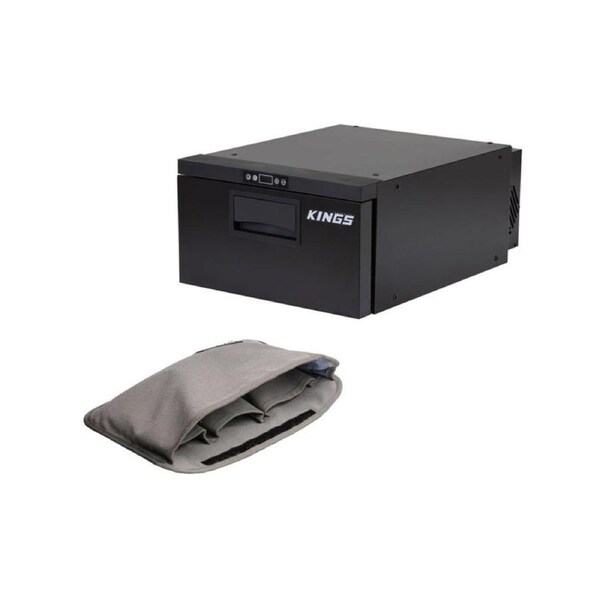 Kings 30L Stayzcool Drawer Fridge Freezer + Dash Organiser