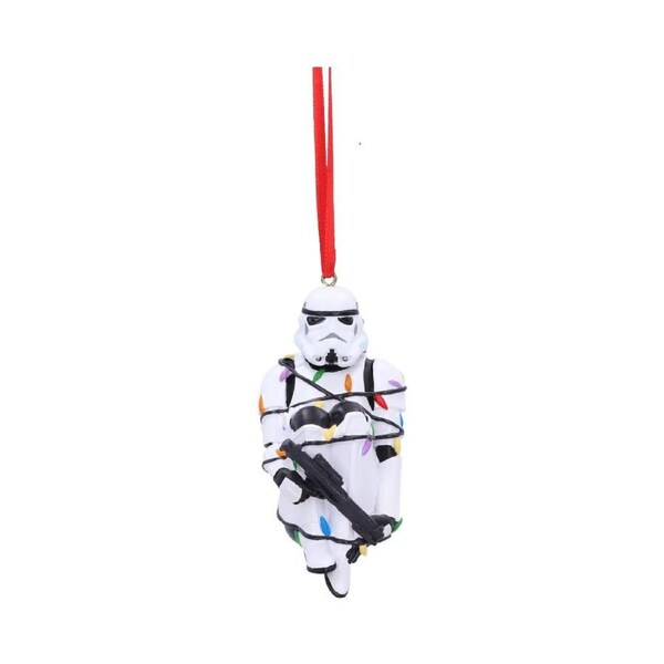 Stormtrooper Ornament In Fairy Lights Hanging 9cm