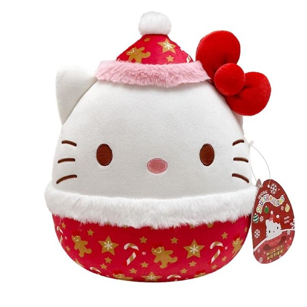 Squishmallows Hello Kitty and Friends Christmas Treats Hello Kitty 8 inch Plush