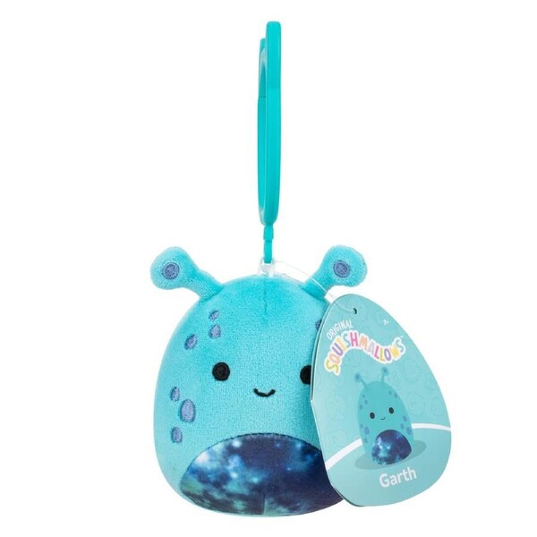 Squishmallows Garth the Alien 3.5 inch Clip-On Plush
