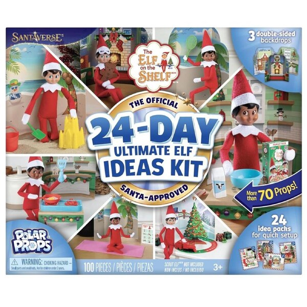 Elf On The Shelf Polar Props Official 24 Day Ultimate Elf Ideas Kit Advent Calendar