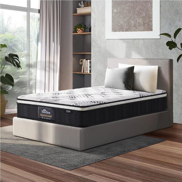 Bedra Double Mattress Bed Queen King Single Cool Gel Foam Euro Top Medium 22cm Single