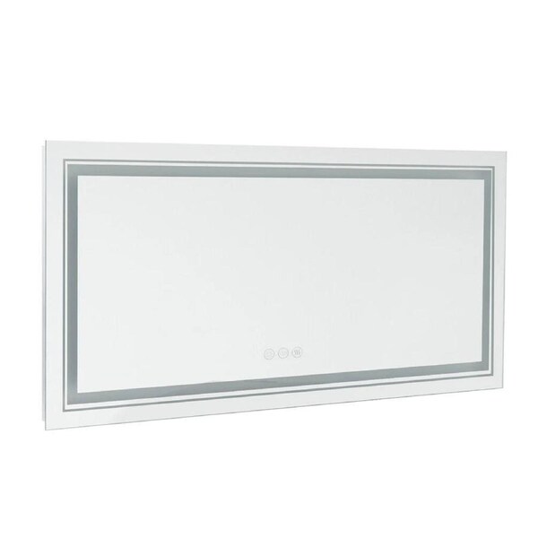 LED Bathroom Mirror with Anti-Fog, Memory & Dimmable Light - 1510x780mm/Double LED