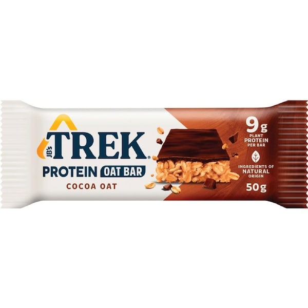 Trek High Protein Flapjack Cocoa Oat 50g x 16