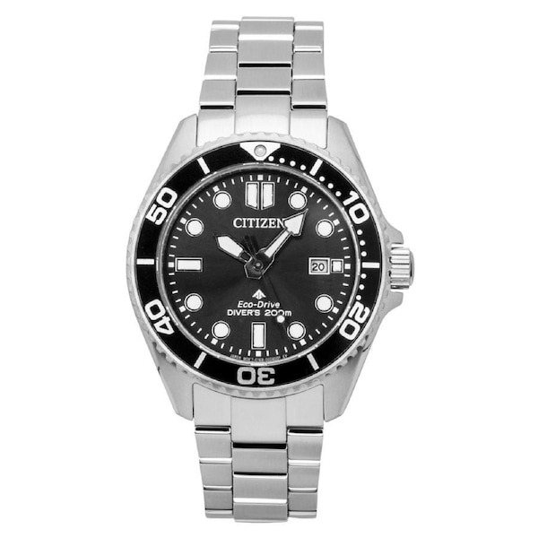 Citizen Promaster Dive Stainless Steel Black Dial Eco-Drive BN0261-51E 200M Men's Watch