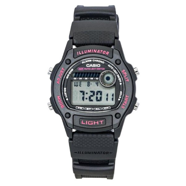 Casio Standard Digital Bio-Based Resin Strap Quartz W-220H-1A2V Unisex Watch