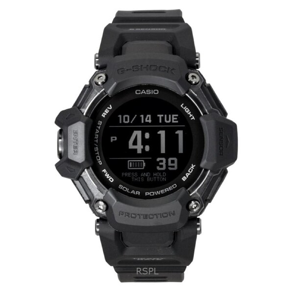 Casio G-Shock G-Squad Digital Smartphone Link Resin Strap Solar GBD-H2000-1B 200M Men's Watch