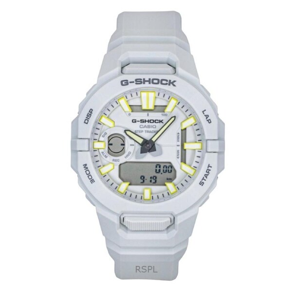 Casio G-Shock G-Squad Analog Digital Smartphone Link Resin Strap White Dial Quartz GBA-950-7A 200M Men's Watch