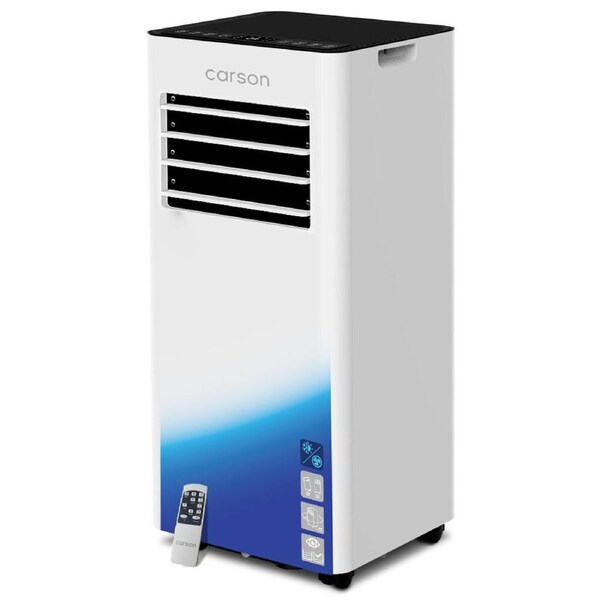 Carson 2.05kW Portable Air Conditioner with Dehumidifier & Fan Mode, Remote Control, 24hr Timer, Sleep Mode
