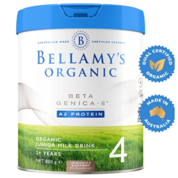Bellamy's Organic Beta Genica-8(TM) Step 4 Junior Milk Drink 800g