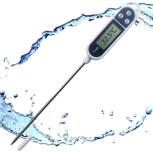 Digital Food Thermometer, Kitchen Multi-Usage Probe Instant Read Thermometer for Cooking, Frying, Liquids