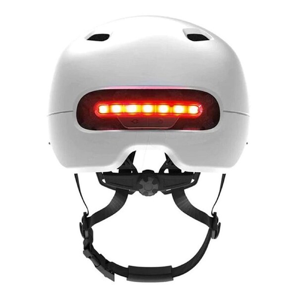 Livall C20 Commuter Smart Helmet 57-61cm Large w/ Smart Lightning SOS Alarm - White Black