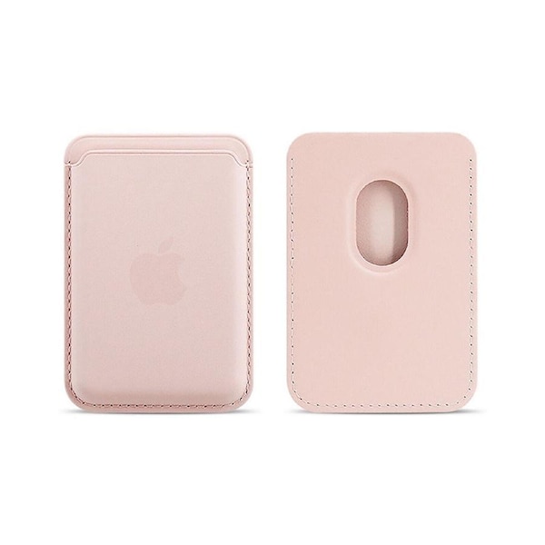 Pink For Magsafe iPhone 16 15 14 13 12 Pro Max Card Holder Pocket Leather Wallet