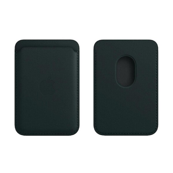 Olive For Magsafe iPhone 16 15 14 13 12 Pro Max Card Holder Pocket Leather Wallet