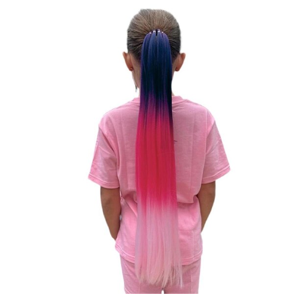 Straight Ponytail Extension - Long - Nerds - 26"