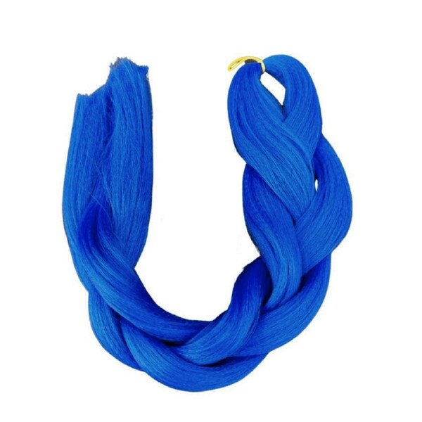 Braiding Hair - Blue - Synthetic 24" / 80g