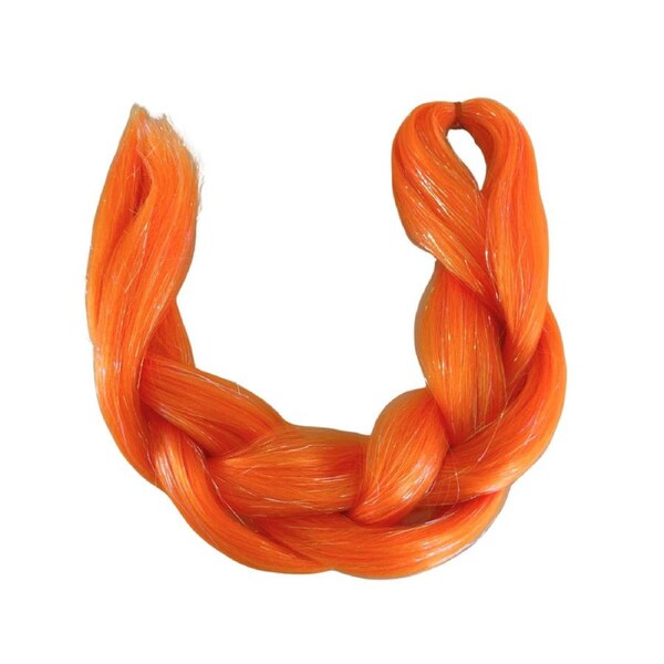 Braiding Hair - Orange Shimmer - 24" / 100g