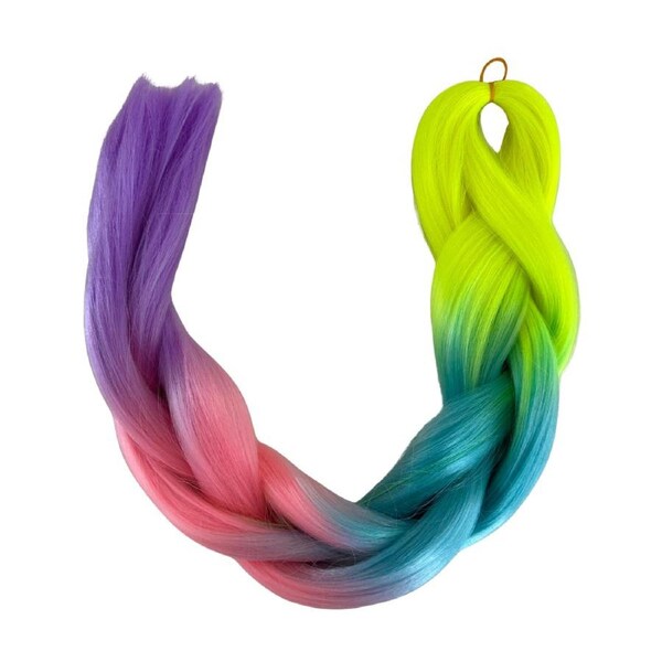 Braiding Hair - Glow Mixed - Synthetic 24" / 100g