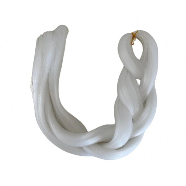 Braiding Hair - White - 24" / 80g