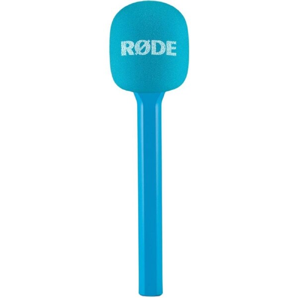 Rode Interview GO Blue - Handheld Adapter Reporter-Style Microphone