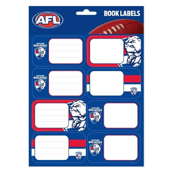 Western Bulldogs AFL LOGO Car School Books Stickers Decals Labels