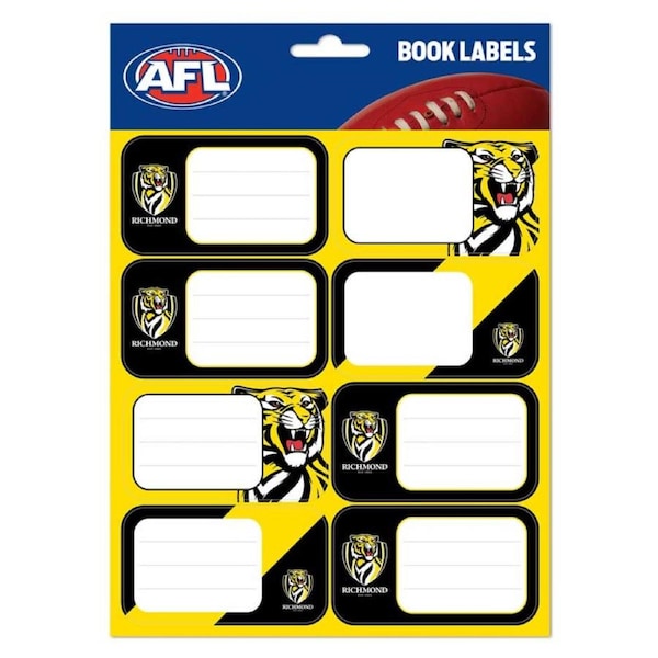 Richmond Tigers AFL LOGO Car School Books Stickers Decals Labels