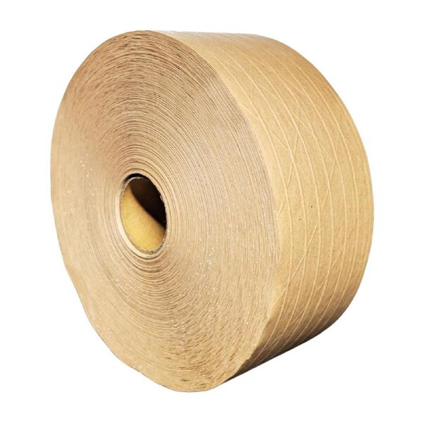 Pacsy Reinforced Water-Activated Kraft Gummed Paper Tape 70 mm × 150 m (40 gsm)