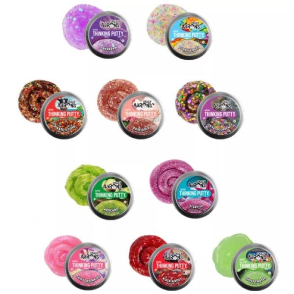 Crazy Aarons Thinking Putty 2" Tin Mini Putty Assorted Series 2 (Single)