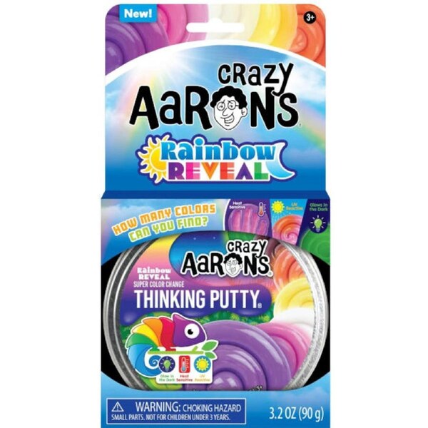 Crazy Aarons Thinking Putty Rainbow Reveal Trendsetters 90g Tin