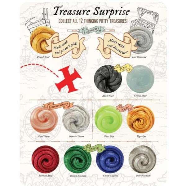 Crazy Aarons Thinking Putty 2" Tin Mini Treasure Surprise (Single)