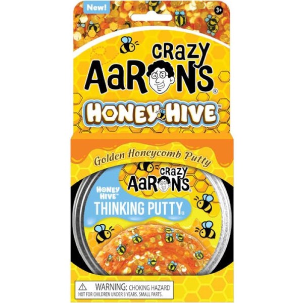 Crazy Aarons Thinking Putty Honey Hive Trendsetters 90g Tin