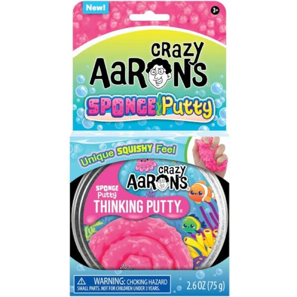 Crazy Aarons Thinking Putty Sponge Trendsetters 90g Tin