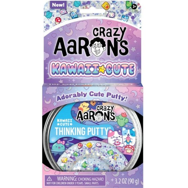 Crazy Aarons Thinking Putty Kawaii Cute Trendsetters 90g Tin
