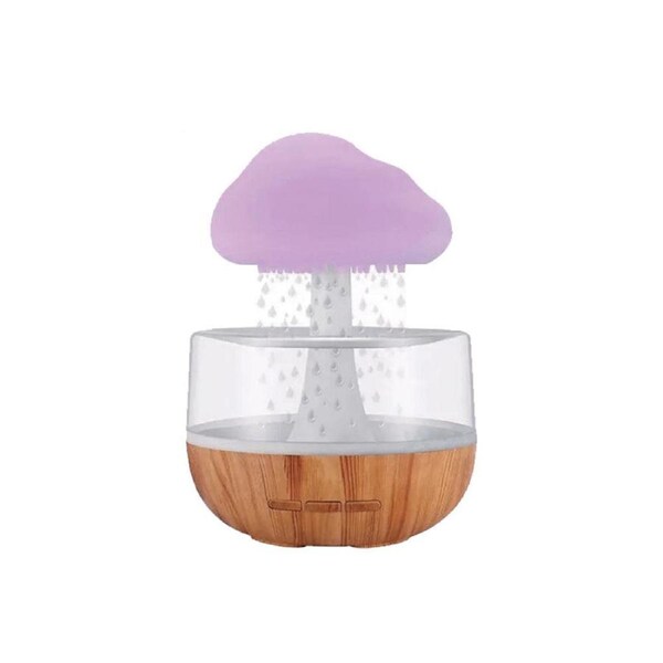 LivinZen USB-C Electric Colour Changing Rain Cloud Adjustable Humidifier/Light