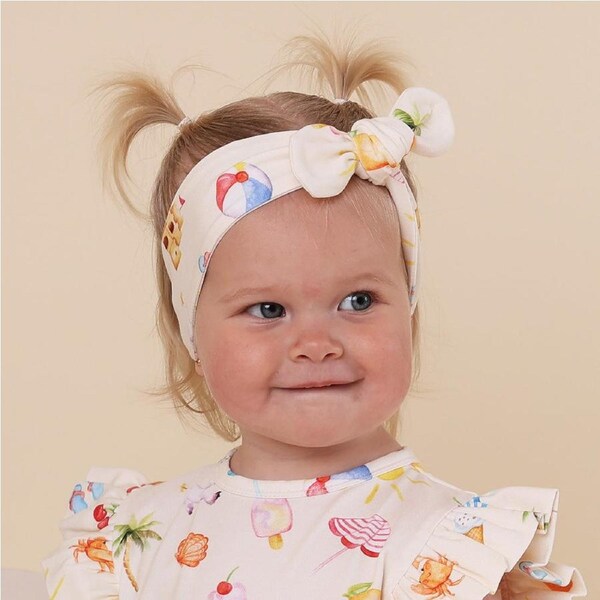Snuggle Hunny Beach Fun Organic Topknot