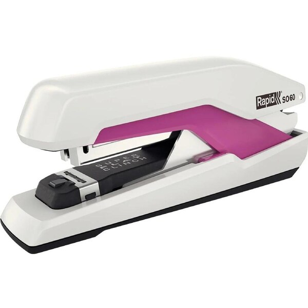 Rapid SO60 Omnipress Stapler Full Strip 60 Sheet White Pink