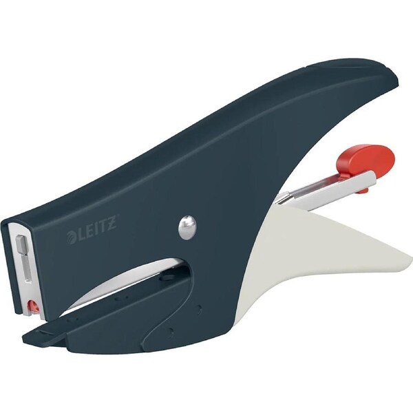 Leitz Cosy Stapling Plier Stapler 15 Sheet Velvet Grey