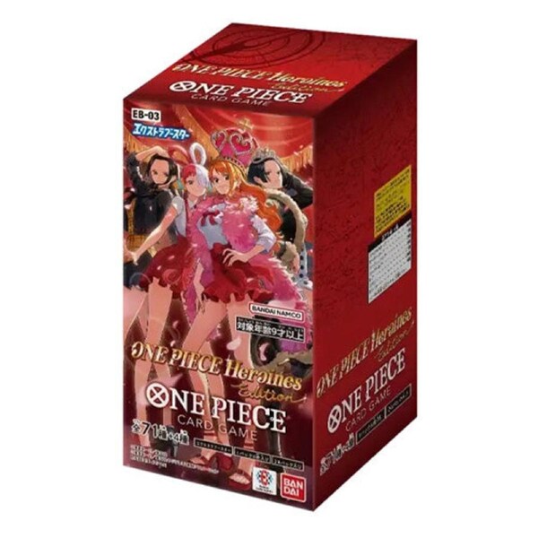 One Piece Card Game Heroines Edition Extra Booster Box EB-03 Japanese