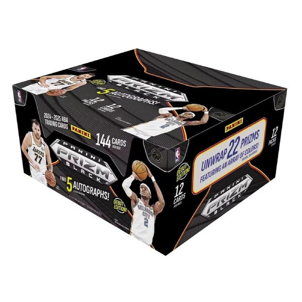 Panini 2024 - 2025 NBA Prizm Black Basketball Hobby Box