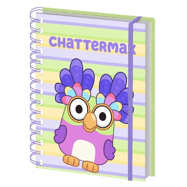 Bluey Chattermax A5 Wiro Notebook