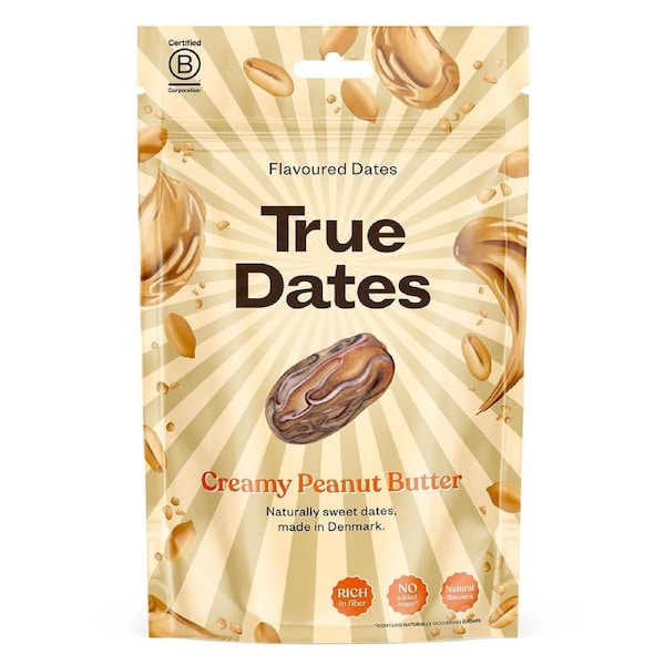 True Dates Creamy Peanut Butter Flavoured Dates 100g